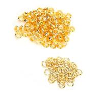 Demeras Occhiello per Scarpe Accessori Durevoli in Ottone da 6 Mm