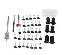 Demeras Passacavi Ondulati, Set per la Gestione dei Cavi, Installazione Semplice, Buon Effetto Sigillante, 30 Morsetti per Cavi, Passacavo in Silicone, Versatile per il Cablaggio in Aree