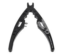 Demeras Pinza per Ammortizzatori Leggera e Durevole, Strumento di Assemblaggio per Pinze per Ammortizzatori RC per Auto RC in Scala 1/10 1/8, Nera