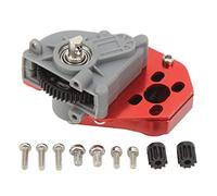 Demeras Scatola Ingranaggi Professionale RC Design Durevole Facile Installazione per Axial SCX24 1/24 RC Crawler Plastica Leggera (Rossa)