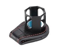 Demeras Scatola per Gesso Magnetica per Stecca da Biliardo, Supporto per Gesso da Biliardo Ottagonale in Lega di Alluminio Leggera e Accessorio per Strumento da in Pelle per Gioco di