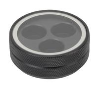 Demeras Scatola Portastecche da Biliardo Design a 3 Fori Contenitore per Stecche da Biliardo Trasparente in Alluminio Design Minimalista Superiore Accesso Rapido per Club (#1)