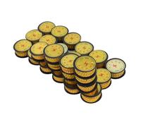 Demeras Segnacavi per Tubi, Segnacavi per Cavi Isolanti in PVC Set da 26 Pezzi Design Concavo Antiscivolo Facile da Usare per Apparecchi Elettrici (4 m²)