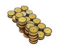 Demeras Segnacavi per Tubi, Segnacavi per Cavi Isolanti in PVC Set da 26 Pezzi Design Concavo Antiscivolo Facile da Usare per Apparecchi Elettrici (6 m²)