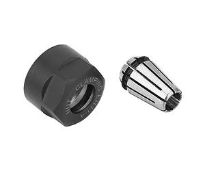 Demeras Set di Dadi per Pinze di Serraggio ER11 Utensili di Fresatura CNC Ad Alta Precisione per Macchina per Incidere Acciaio per Molle 6mm 5mm 4mm 3.175mm (Mandrino da 6 mm)