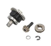 Demeras Set di Ingranaggi Conici Differenziali per Auto RC Prestazioni Premium per Veicoli 34T 11T Installazione Semplice