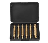 Demeras Set di Rimozione Viti Rotte, Resistente Alla Corrosione Rimozione Rapida Efficiente Dispositivo di Viti Spelate HSS Antiruggine Facile da Usare per Uso Industriale (Placcato Ti)