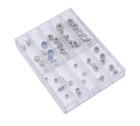 Demeras Set per Orologio in Acciaio Inossidabile 50 Pezzi Kit Versatile per la Sostituzione della Riparazione Dell'orologio con Scatola di Immagazzinaggio