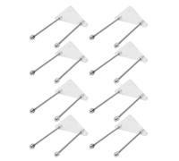 Demeras Supporti da Parete per Snowboard Supporti da Parete per Snowboard in Acrilico Robusti Longboard da 8 Confezioni per Carichi Pesanti