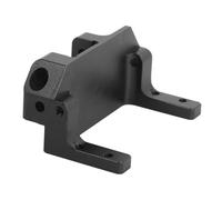 Demeras Supporto per Servo Cingolato RC, Staffa di Montaggio per Servo RC Compatta e Precisa, Squisita per Auto 1/10 (Nera)