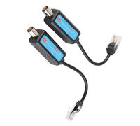 Demeras Trasmettitore di Rete IP 1Pair 10/100Mbps 1CH, trasmettitore di Rete coassiale IP passivo Veloce e Facile installare Extender per Telecamera IP NVR