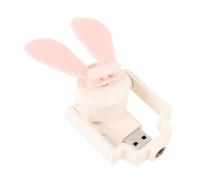 Demeras Ventola USB C, Ventola Portatile Multifunzionale Compatta con Foro per Vite da 1/4 a Risparmio Energetico a 3 velocità per i Viaggi