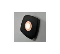 DEMETRA 1 NERA APPLIQUE PLAFONIERA CON ANELLO IN VARI COLORI LAMPADINA LED SOSTITUIBILE