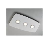 DEMETRA 3 BIANCA PLAFONIERA APPLIQUE DI ILLUMINANDO 8 COLORI ANELLO LAMPADINE GX53 LED