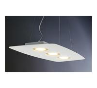 DEMETRA BIANCA SOSPENSIONE DI ILLUMINANDO CON ANELLI DI 8 COLORI E LAMPADINE GX53