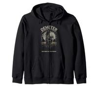 Demetra con campi di grano Urban Contrast Harvest Spirit Felpa con Cappuccio