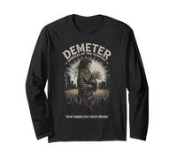 Demetra con campi di grano Urban Contrast Harvest Spirit Maglia a Manica