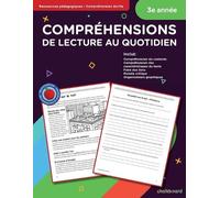 Demetra Turnbull Canadian French Daily Reading Comprehension Grade 3 (Tascabile)