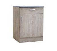 Demeyere 13Casa - Native A4 - Mobile basso. Dim: 60x60x85 h cm. Col: Rovere. Mat: Truciolare.