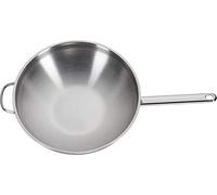 Apollo 7 Wok fondo piatto - 32 cm, 18/10 acciaio inossidabile
