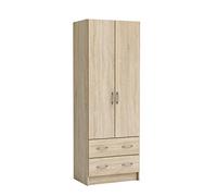 Demeyere Armadio a doppia lavanderia per camera da letto per adulti 61 x 169 x 41 cm - spogliatoio - cassettiera 55 x 11 x 31 cm - Prodotto in Francia