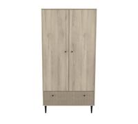 Demeyere Armadio, Legno ingegnerizzato, Marrone, 90.7 x 50 x 181.1 cm