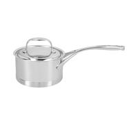Demeyere Atlantis 7 Casseruola con manico con coperchio - 14 cm, 18/10 acciaio inossidabile