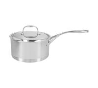 Demeyere Atlantis 7 Casseruola con manico con coperchio - 20 cm, 18/10 acciaio inossidabile