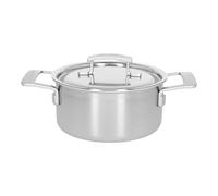 Demeyere Industry 5 Casseruola con coperchio - 18 cm, 18/10 acciaio inossidabile