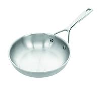 DEMEYERE Padella acciaio inox Essential 5, compatibile con tutti i fornelli e piastre induzione. Efficienza energetica, rapida conduzione di calore, garanzia 30 anni - Ø 24 cm