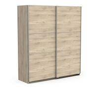 Demeyere Porta Scorrevole con Armadio Moderno, Colore Rovere Kronberg e Finiture in Metallo, 178, Legno Ingegnerizzato, 178.1 x 59.9 x 203 cm