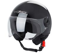 Casco Jet Demi Urban Moto Omologato ECE 22-06 Avio Sferica SonicMoto Nero S
