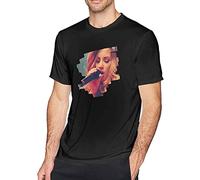Demi Lovato Men's Men's Pop Short Sleeves T Shirt Tees Cotton Shirt, Colore 12, M