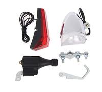 Demiawaking, set di luci per biciclette alimentato a dinamo: fanale anteriore e posteriore