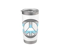 DemiBoy Peace DemiMale Bandiera Bicchiere termico in acciaio inox doppia parete
