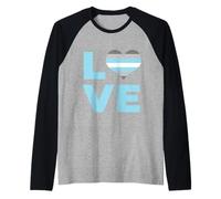 Demiboy Pride Bandiera Amore Demiboy Bandiera Maglia con Maniche Raglan