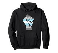 DemiBoy Pride Flag Uguaglianza Felpa con Cappuccio
