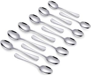 Demitasse Cucchiaini Da Caffè, 10,4 Cm in Acciaio INOX Mini Cucchiaini Da Caffè,