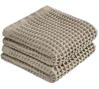 DEMMEX Asciugamani a nido d'ape, ultra morbidi, 100% cotone biologico turco, grandi, 50,8 x 76,2 cm, lussuosi asciugamani per bagno e cucina, per ospiti, leggeri e ad asciugatura rapida, certificato