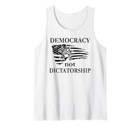 Democracy Not Dictatorship Flag Democracy Over Dictatorship Canotta