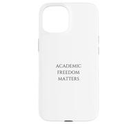 Democrazia Libertà Accademica University College Ivy League Custodia per iPhone 15