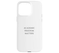 Democrazia Libertà Accademica University College Ivy League Custodia per iPhone 15 Pro Max