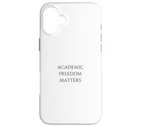 Democrazia Libertà Accademica University College Ivy League Custodia per iPhone 16 Plus