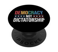 Democrazia non dittatura Promozione della democrazia politica PopSockets PopGrip Adesivo