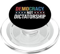 Democrazia non dittatura Promozione della democrazia politica PopSockets PopGrip per MagSafe
