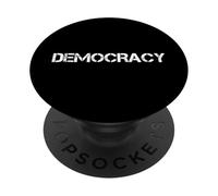 Democrazia Pace Bianca PopSockets PopGrip Adesivo