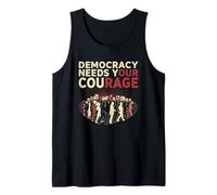 Democrazia Tshirt Resistenza Protesta Politica Democrazia Canotta