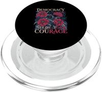 Democrazia TShirt Resistenza Protesta Politica Democrazia PopSockets PopGrip per MagSafe