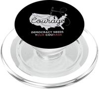 Democrazia TShirt Resistenza Protesta Politica Democrazia PopSockets PopGrip per MagSafe