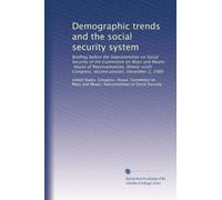Demographic trends and the social security system